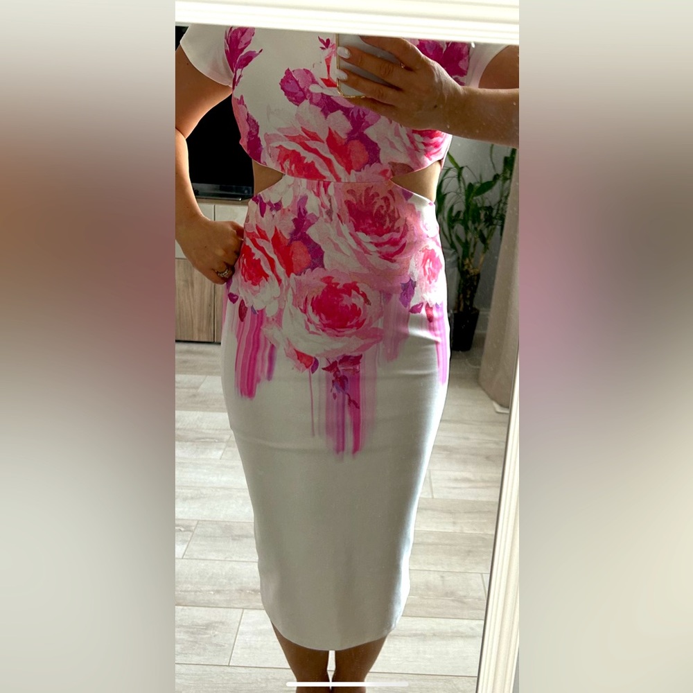 True Violet Cutout dress